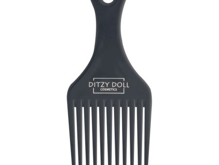 Ditzy Doll Grey Afro Comb - Wide-Toothed Comb for Detangling and Styling Afro Hair For Cheap