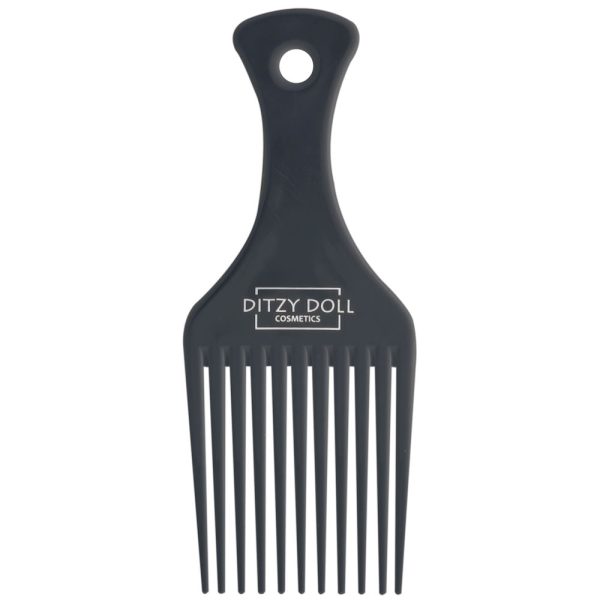 Ditzy Doll Grey Afro Comb - Wide-Toothed Comb for Detangling and Styling Afro Hair For Cheap