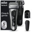 Braun Series 8 Electric Shaver for Men, 4+1 Wet & Dry Electric Razor 8567cc, Silver Discount