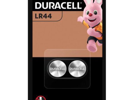 Duracell LR44 Alkaline Button Specialty Battery - 50% More Power, Pack of 2 Online Sale