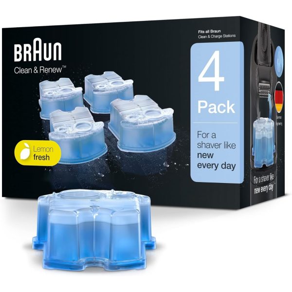 Braun Clean and Renew Refill Cartridges CCR, 4 Pack Online