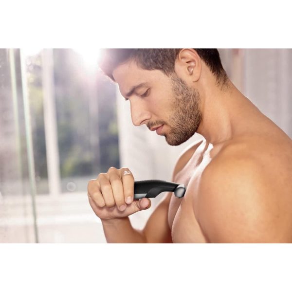 Philips BG5020 15 Bodygroom Series 5000 with Back Hair Removal Attachment and 3 Comb Attachments for Trimming on Sale