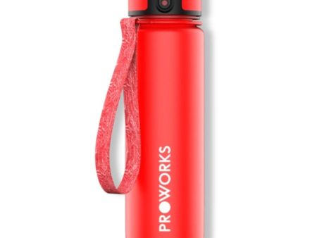 Proworks 500ml Leak Proof Water Sports Bottle Oxy Red - Reusable BPA-Free Hydration Flask for Active Lifestyles For Cheap