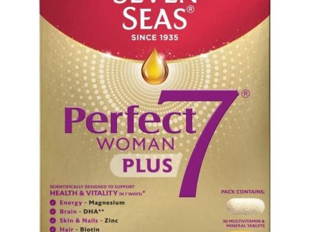 Seven Seas Perfect7 Woman Multivitamin With 250 mg Omega-3 - 30 Capsules + 30 Tablets Online now