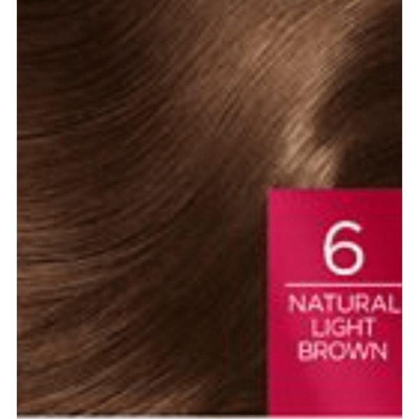 L oreal Excellence Crème  6 Natural Light Brown  Permanent Hair Dye - Triple Care Supply