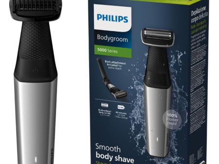 Philips BG5021 15 Bodygroom Series 5000 Showerproof groin , back and body trimmer For Sale