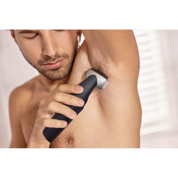 Philips BG5020 15 Bodygroom Series 5000 with Back Hair Removal Attachment and 3 Comb Attachments for Trimming on Sale