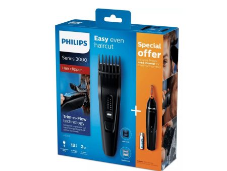 Philips HC3510 85 Series 3000 Shaver & NT1150 Nose Trimmer - Hair Removal Pack Online Sale