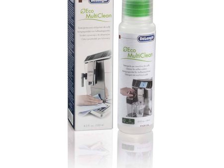 Delonghi DLSC550 Eco MultiClean Milk System Cleaner - Protects Degreases, 250ml Cheap