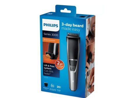 Philips BT3226 14 Series 3000 Beard Trimmer - Skin-Friendly Full Metal Blades Discount