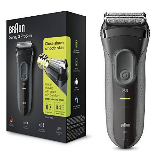 Braun Men s Series 3 ProSkin 3000s Electric Shaver w  Protection cap - Grey Fashion