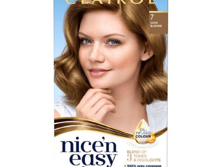 Clairol Nice N Easy Crème Natural Looking Permanent Hair Dye - 7 Dark Blonde Supply