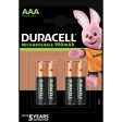 Duracell 900mAh Stay Charged Premium AAA Rechargeable Battery - Pack of 4 Online Sale