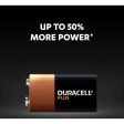 Duracell Plus 9V Power Alkaline  Battery - Lasts Up to 50% Longer - Pack of 1 Online Sale