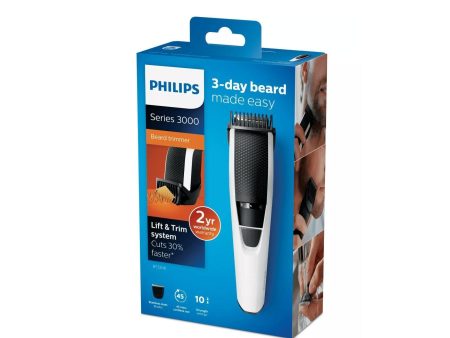 Philips BT3206 13 Series 3000 Beard Trimmer - Stainless Steel Blades For Cheap