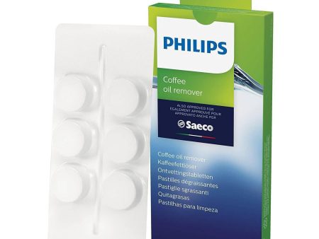 Philips CA6704 10 Coffee Fat Remover, 6 Tablets for Philips, Saeco and Other Fully Automatic Coffee Machines For Discount