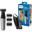 Philips BG5020 15 Bodygroom Series 5000 with Back Hair Removal Attachment and 3 Comb Attachments for Trimming on Sale