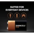 Duracell Plus 9V Power Alkaline  Battery - Lasts Up to 50% Longer - Pack of 1 Online Sale