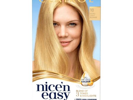 Clairol Nice N Easy Crème Natural Permanent Hair Dye - 10 Extra Light Blonde Sale