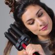 Revlon Wave Master Jumbo Waver (Three-Prong Jumbo Barrels,30 Heat Settings Up to 190°C) RVIR3056UKE, Black Supply