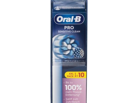 Oral-B Pro Sensitive Clean 10pk Toothbrush Heads, Extra Soft Bristles for Gentle Brushing & Plaque Removal For Sale