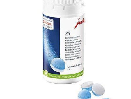 Jura 2 Phase Cleaning Tablets - Cleaning and Protective Action - Pack of 25 Supply