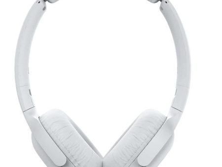 PHILIPS Audio On Ear Headphones UH202WT 00 Bluetooth On Ears (Wireless, 15 Hour Battery, Soft Ear Pads, Built-In Microphone, Foldable) White Online now