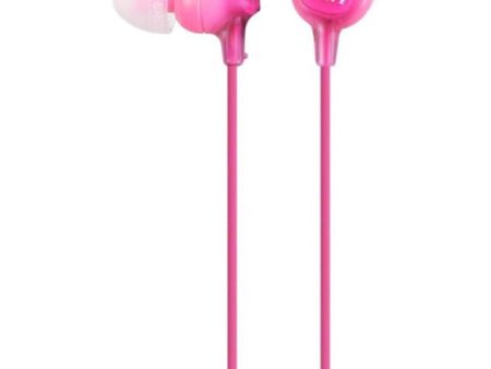 Sony MDR-EX15AP Earphones with Smartphone Mic and Control - Pink Discount