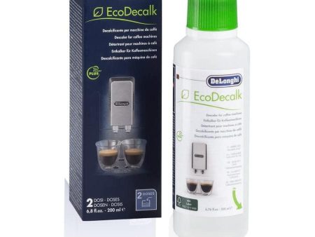 De Longhi EcoDecalk Descaling Solution DLSC202 - For All Coffee Machines - 200ml Online now