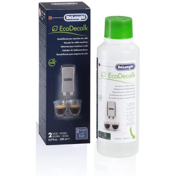 De Longhi EcoDecalk Descaling Solution DLSC202 - For All Coffee Machines - 200ml Online now