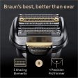 Braun Series 9 Pro+ 9477cc Wet & Dry Shaver with 5-in-1 SmartCare center and PowerCase, silver. Fashion