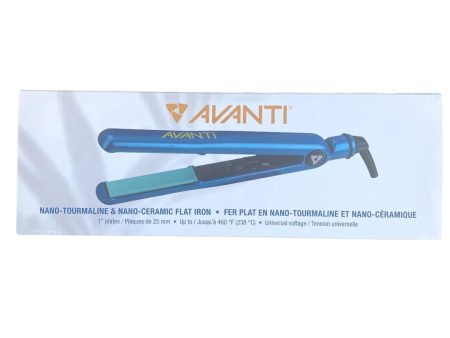 APRT18C Avanti NT & Nano-Ceramic Flat Iron Blue Fashion