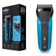 Braun Men s Series 3 310s Wet & Dry Electric Shaver w  Protective Cap - Blue Online