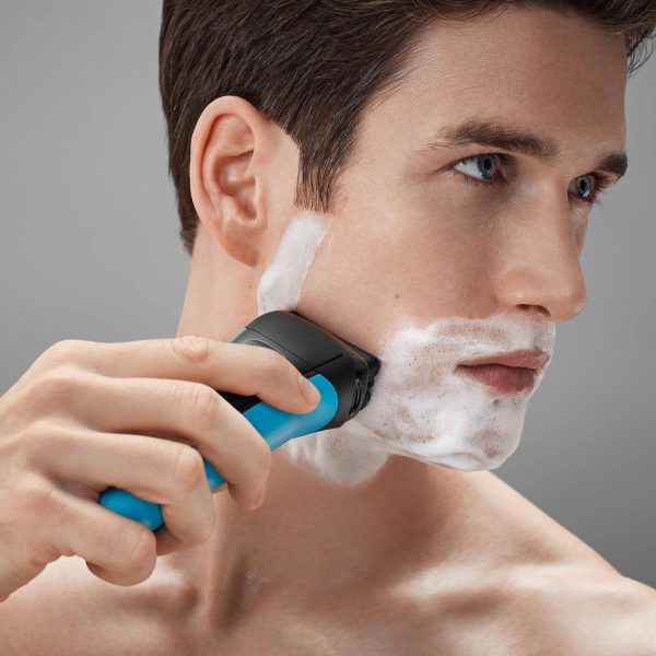 Braun Men s Series 3 310s Wet & Dry Electric Shaver w  Protective Cap - Blue Online