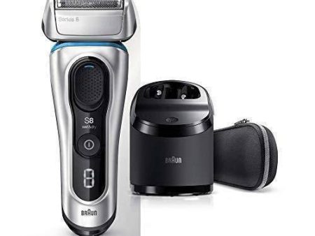 Braun Men s Series 8 8390cc Wet & Dry Electric Shaver - 100% Waterproof, Silver Online