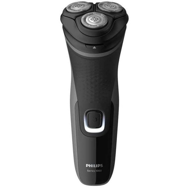 Philips S1231 41 Shaver Series 1000 Dry Electric Shaver - PowerCut Blades, Black on Sale