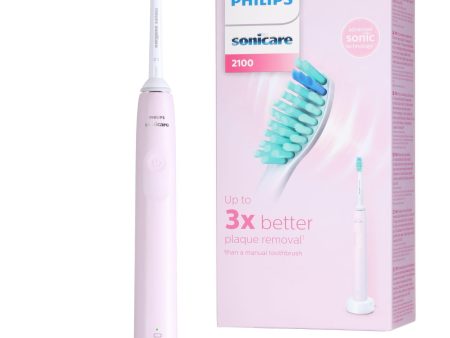 Philips HX3651 11 Series 2100 Sonic Electric Toothbrush - Pink Online Sale