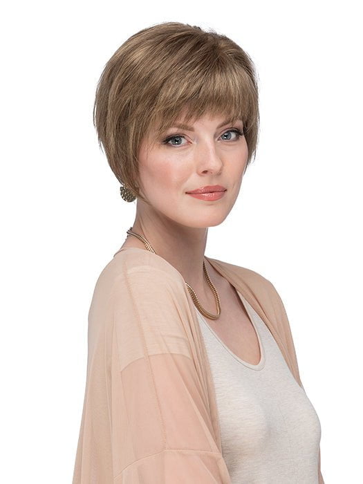 Vivid French 6  | Human Hair Topper (Mono Top) on Sale