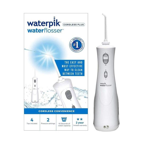 Waterpik Cordless Water Flosser - USB Rechargeable Battery, White WP-490 Discount