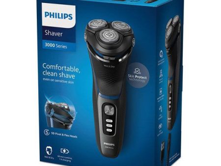 PHILIPS Series 3000 S3344 13 Wet & Dry Rotary Shaver - Dark Moon Online Hot Sale