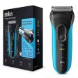 Braun Men s Series 3 ProSkin 3010s Wet and Dry Electric Shaver - Black Blue For Discount