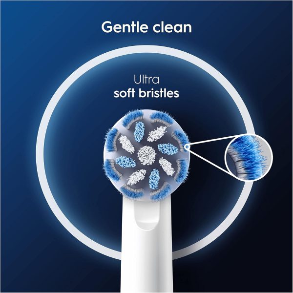 Oral-B Pro Sensitive Clean 10pk Toothbrush Heads, Extra Soft Bristles for Gentle Brushing & Plaque Removal For Sale