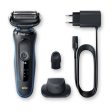 Braun Men s Series 5 50-B1200s Wet and Dry Shaver w  Precision Trimmer - Blue on Sale