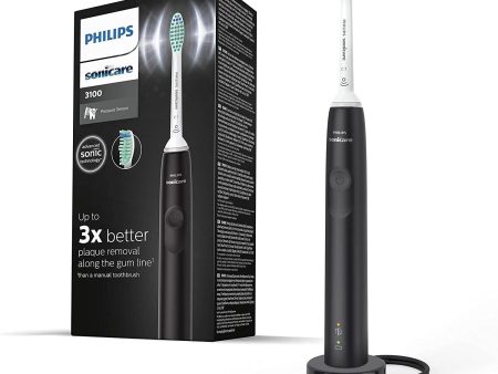 Philips Sonicare 3100 Series Sonic Electric Toothbrush with BrushSync replacement reminder (Model HX3671 14) on Sale