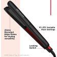 Revlon Smoothstay Coconut Oil-Infused Hair Straightener 25mm Plates Temperature up to 235°C,RVST2211P Online Hot Sale