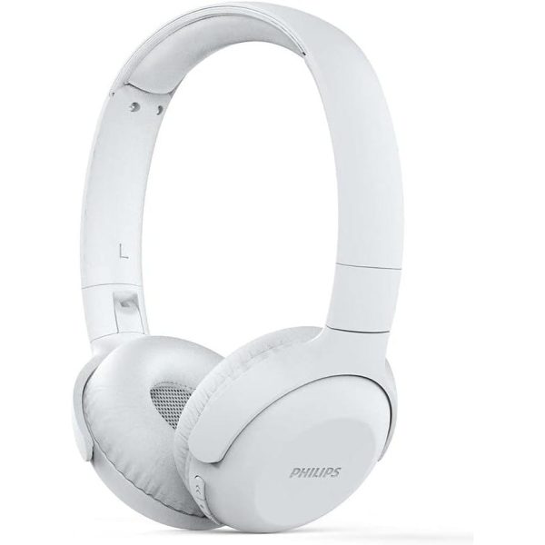 PHILIPS Audio On Ear Headphones UH202WT 00 Bluetooth On Ears (Wireless, 15 Hour Battery, Soft Ear Pads, Built-In Microphone, Foldable) White Online now