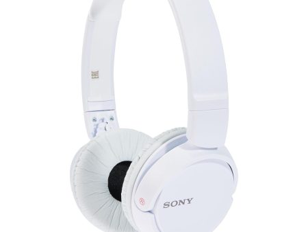 Sony MDR-ZX110 Overhead Headphones - White , BASIC on Sale