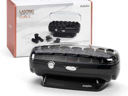 BaByliss Thermo-Ceramic Heated Hair Rollers, Long Lasting Curls, Hair Rollers With Pins Sale