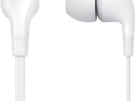 PHILIPS Audio In-Ear Headphones E1105WT 00 With In-Line Remote Control ,White Online now