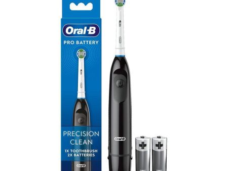 Oral-B Advance Power 400 Precision Clean Battery Toothbrush DB5 - Black For Sale